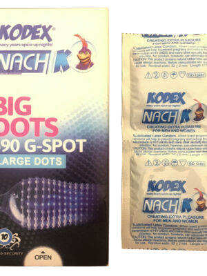 کاندوم ناچ کدکس مدل Big Dots بسته 10 عددی به همراه کاندوم ماتادور مجموعه 2 عددی