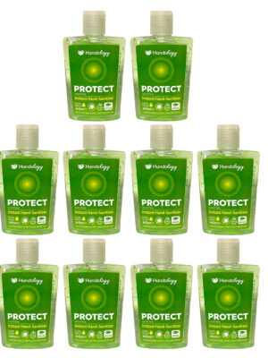 ژل ضد عفونی کننده هندولوژی مدل چای سبز حجم 165 میلی لیتر مجموعه 10 عددی