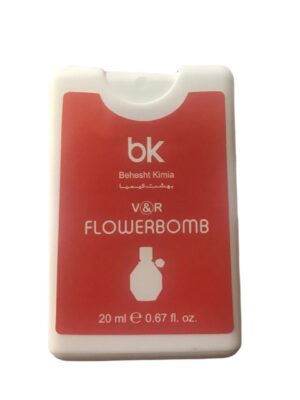 عطر جیبی زنانه بی کی مدل فلاور بمب حجم 20 میلی لیتر