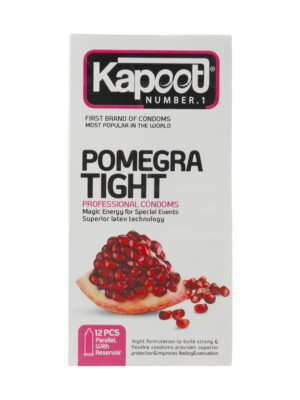 کاندوم کاپوت مدل pomegra tight بسته 12 عددی