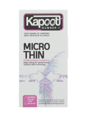 کاندوم کاپوت مدل Micro Thin بسته 12 عددی