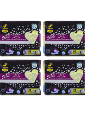 نوار بهداشتی تافته مدل Airlaid مجموعه 4 عددی