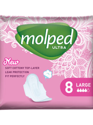 نوار بهداشتی مولپد مدل ultra بسته 8 عددی
