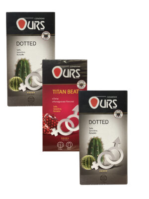 کاندوم  اورز مدل خاردار  و ساده کد 334  مجموعه 3 عددی