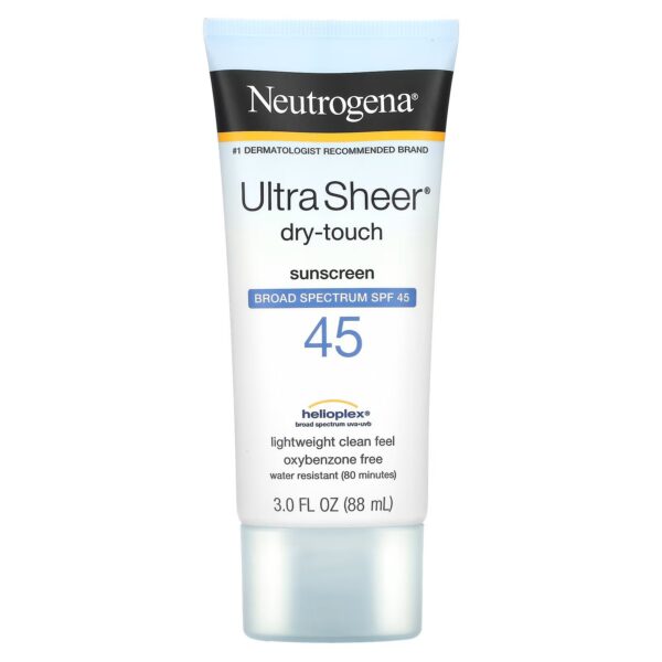 کرم ضد آفتاب نوتروژینا مدل Ultra Sheer 45 حجم 88 میلی لیتر