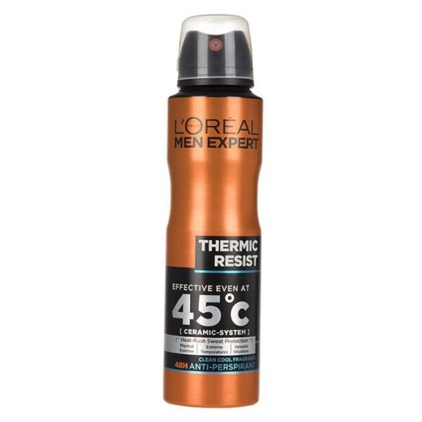 اسپری ضد تعریق مردانه لورآل سری Men Expert مدل Thermic Resist حجم 250 میلی لیتر