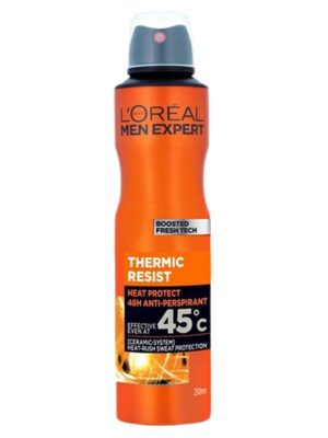 اسپری ضد تعریق مردانه لورآل سری Men Expert مدل Thermal Resist حجم 250 میلی لیتر