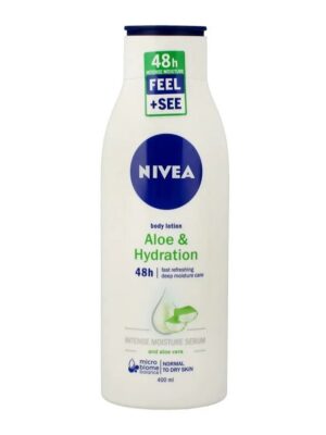 لوسیون بدن نیوآ مدل Aloe and Hydration حجم 400 میلی لیتر