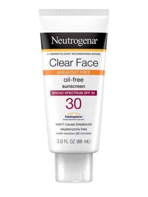 کرم ضد آفتاب نوتروژینا مدل  Clear Face 30 حجم 88 میلی لیتر