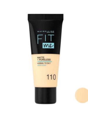 کرم پودر میبلین مدل Fit Me شماره 110 حجم 30 میلی لیتر